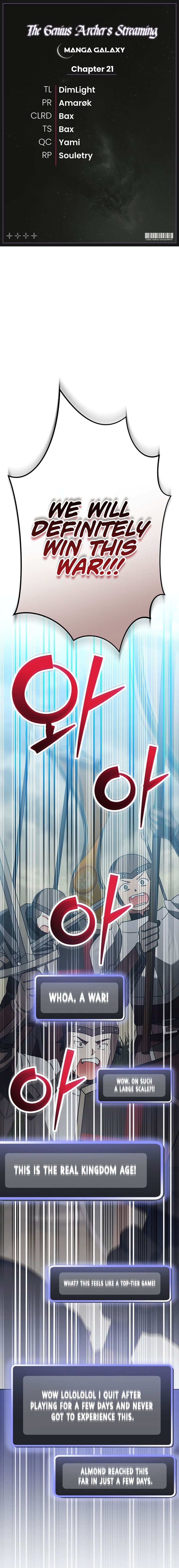 Genius Archer’s Streaming Chapter 21 - Page 1
