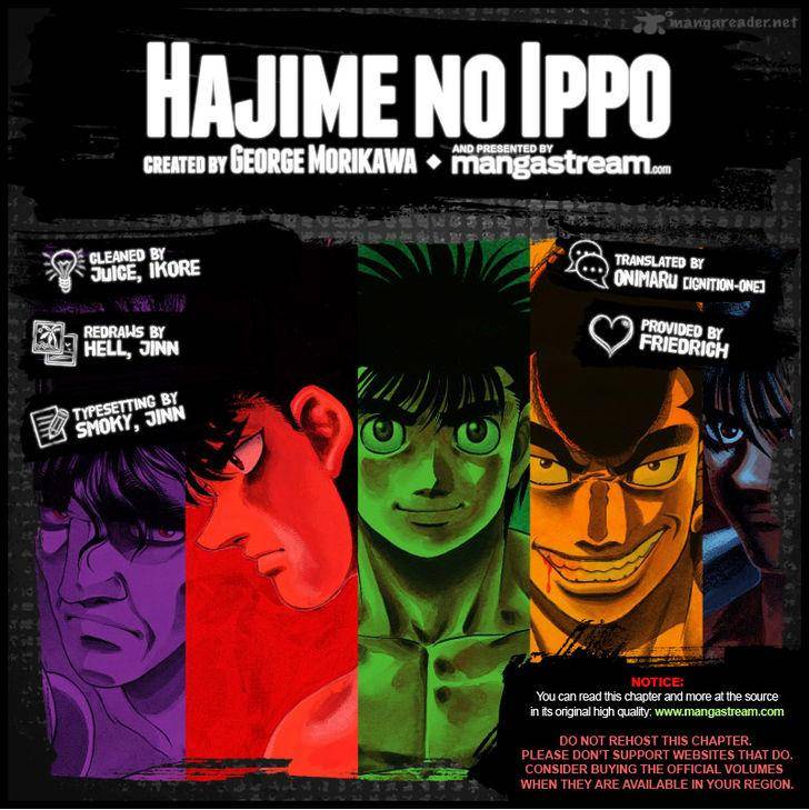 Hajime no Ippo Chapter 1013 - Page 2