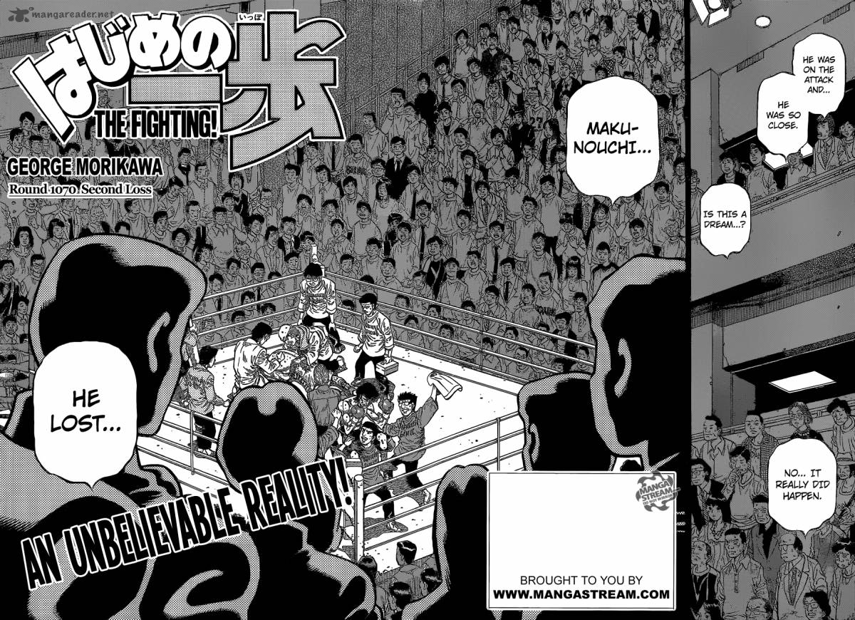 Hajime no Ippo Chapter 1070 - Page 3
