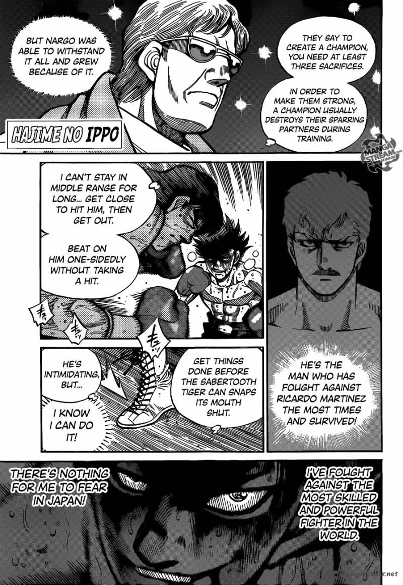 Hajime no Ippo Chapter 1089 - Page 1