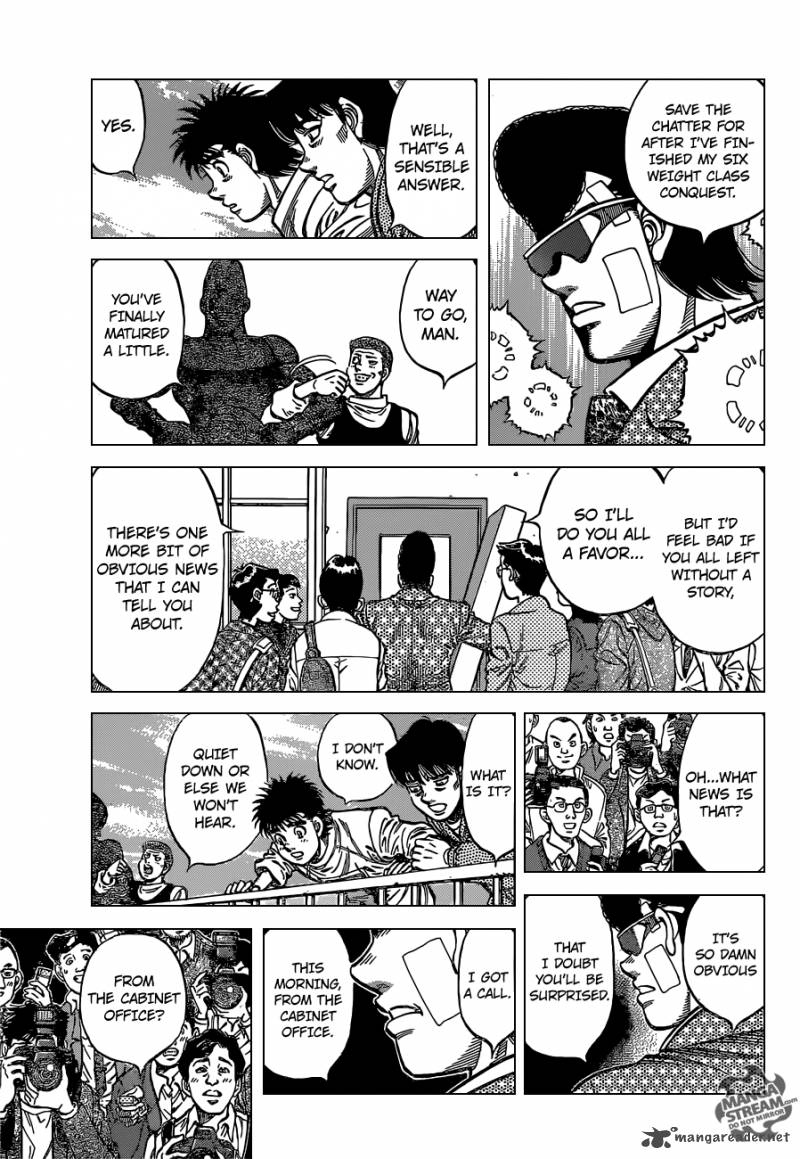 Hajime no Ippo Chapter 1122 - Page 5