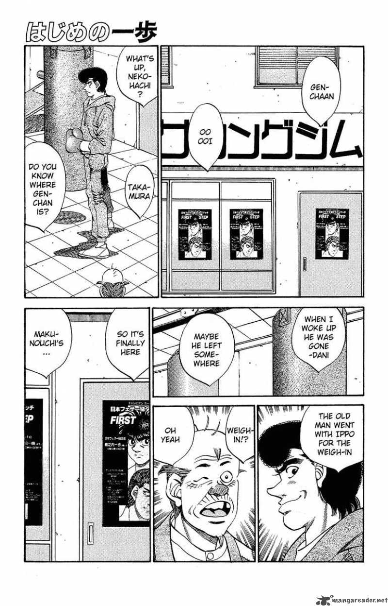 Hajime no Ippo Chapter 299 - Page 1