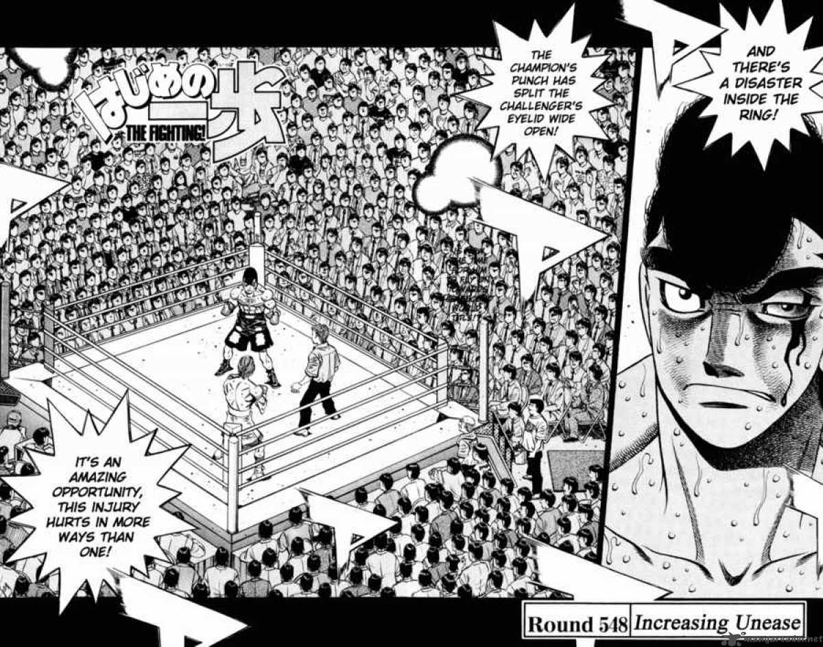 Hajime no Ippo Chapter 548 - Page 2
