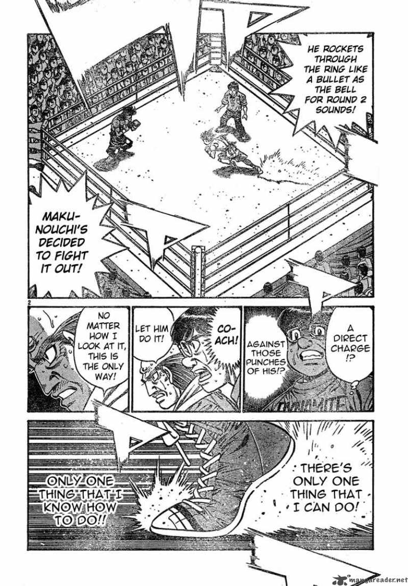 Hajime no Ippo Chapter 733 - Page 2