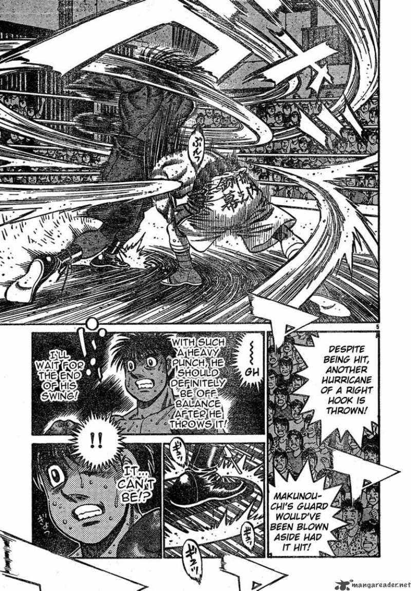 Hajime no Ippo Chapter 733 - Page 5