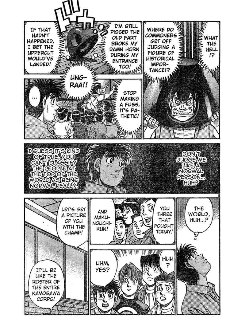 Hajime no Ippo Chapter 745 - Page 5