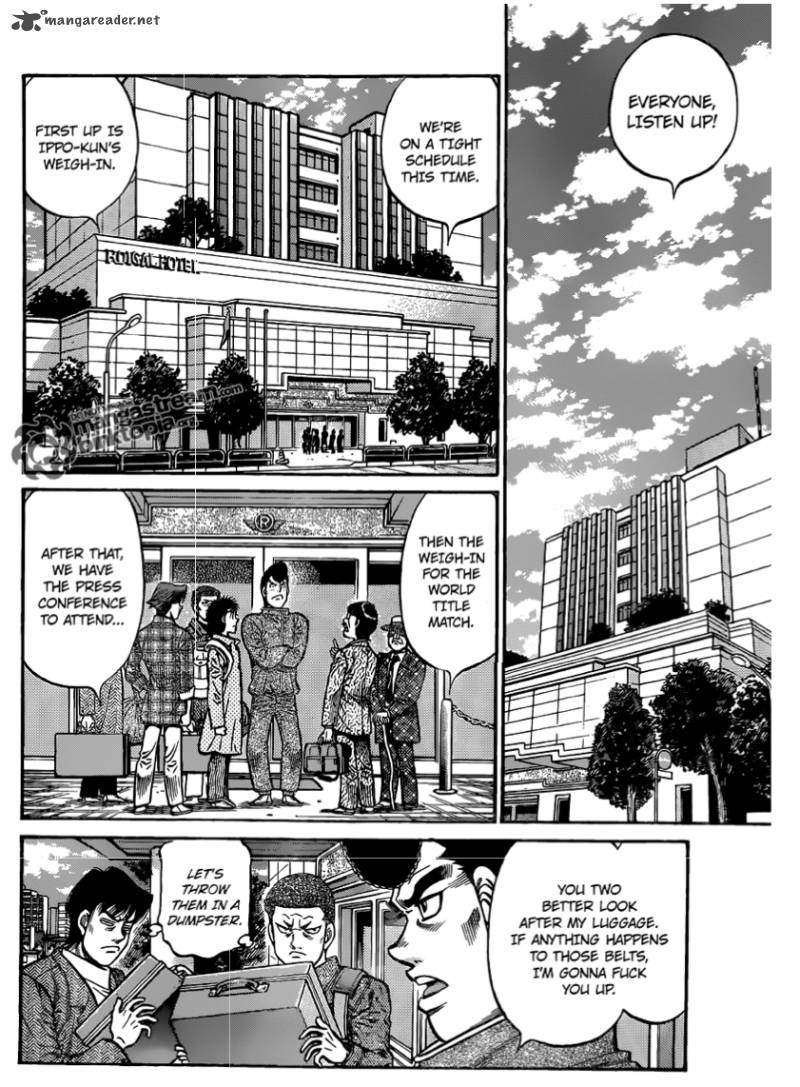 Hajime no Ippo Chapter 927 - Page 4